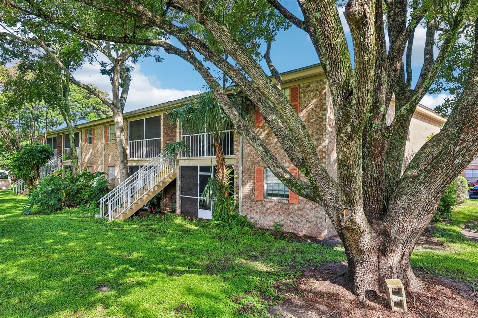 Mature landscaping around your new condo
