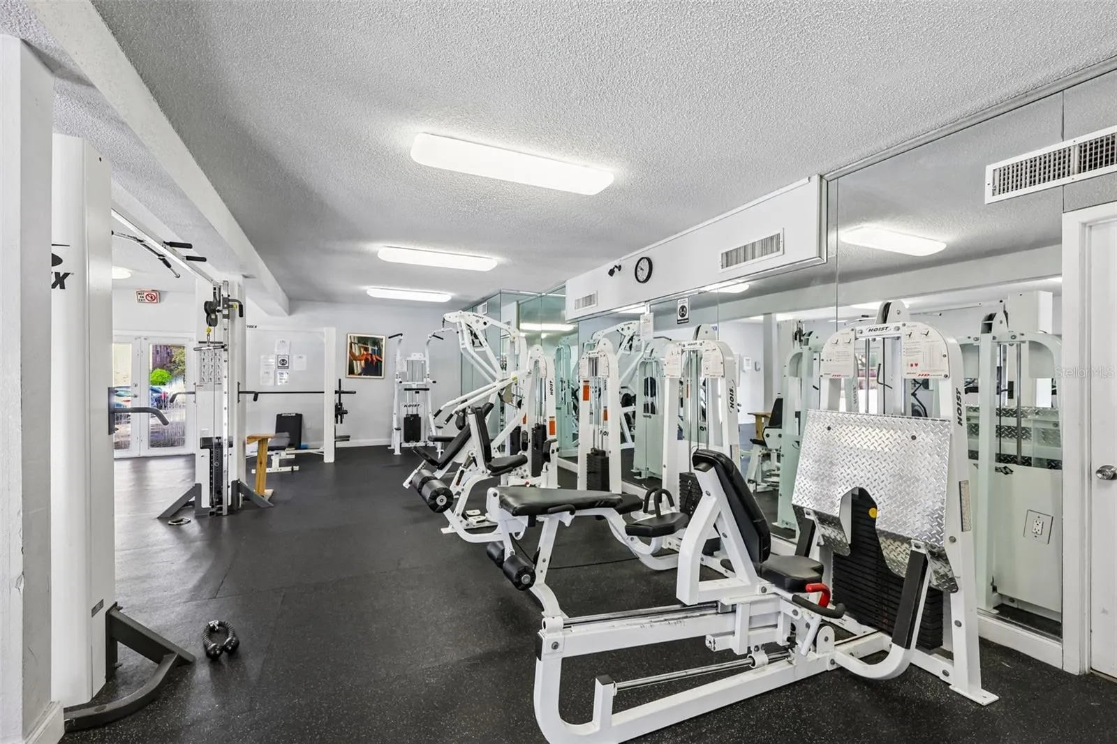 Lots of different workout machines