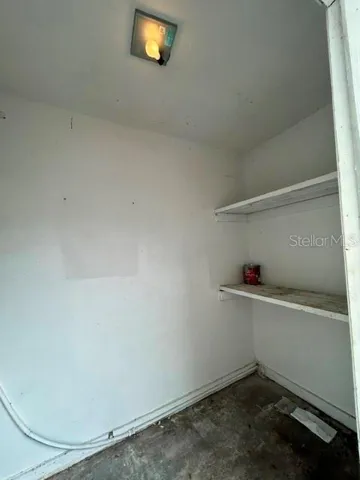 Patio storage closet