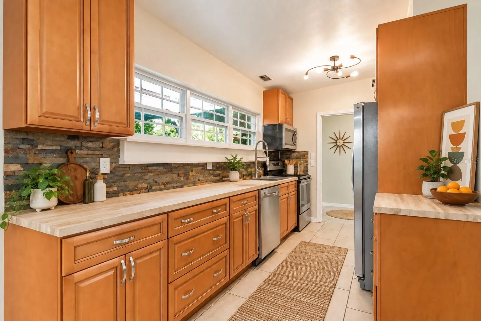 AI altered pictures with staged rooms for Buyer ease of visualization