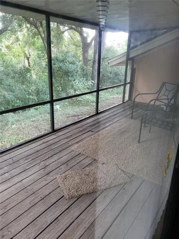 Screened deck