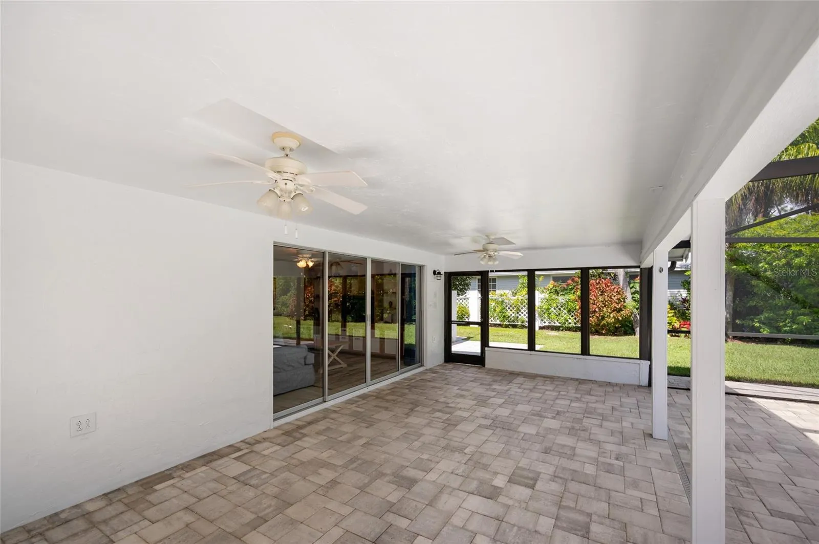 partially covered lanai