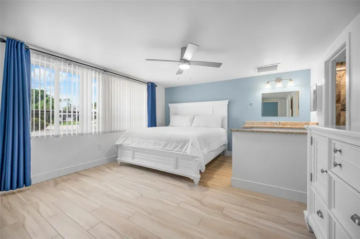 Generous primary bedroom
