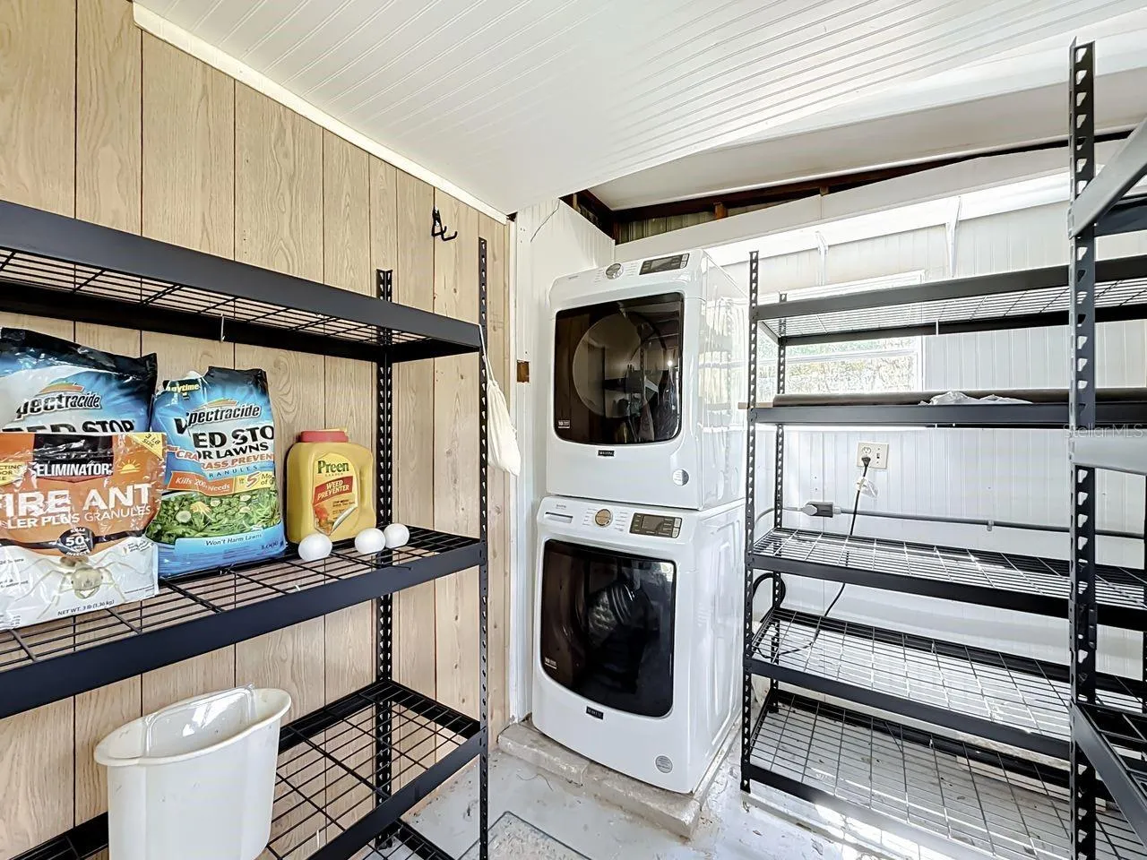 Storage room and laundry