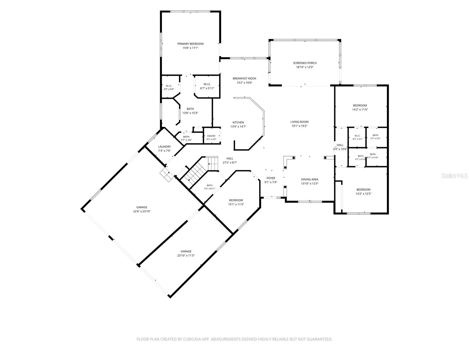 FLOOR PLAN 1ST FLOOR W/APPROX MEASUREMENTS