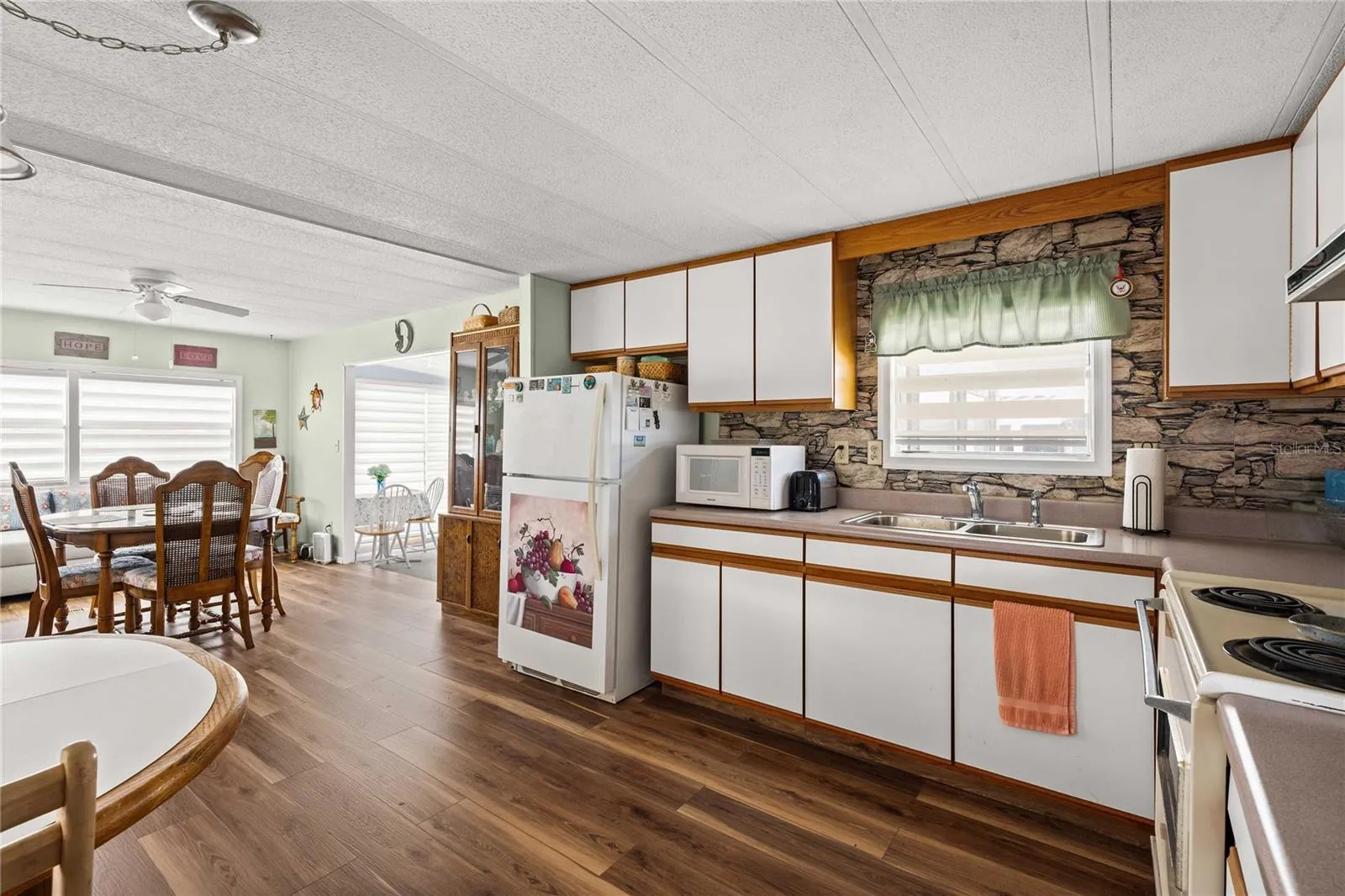 This area  has luxury vinly plank flooring