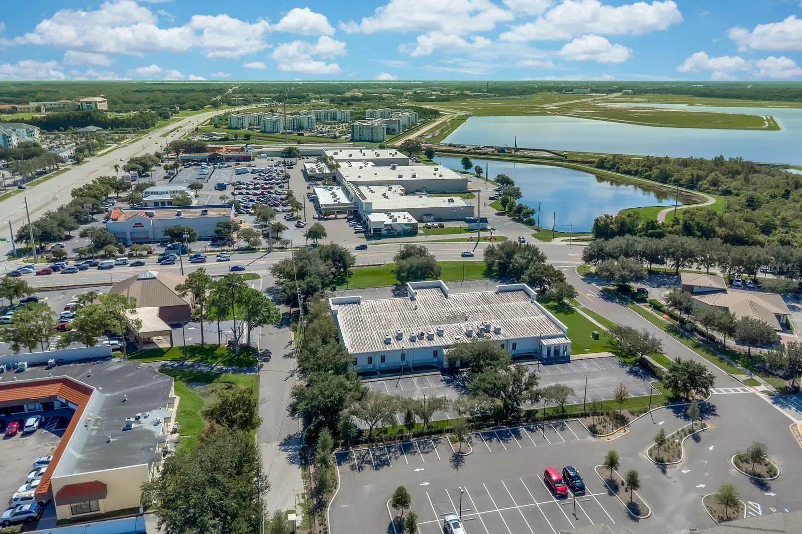 Aerial View / Back of Property