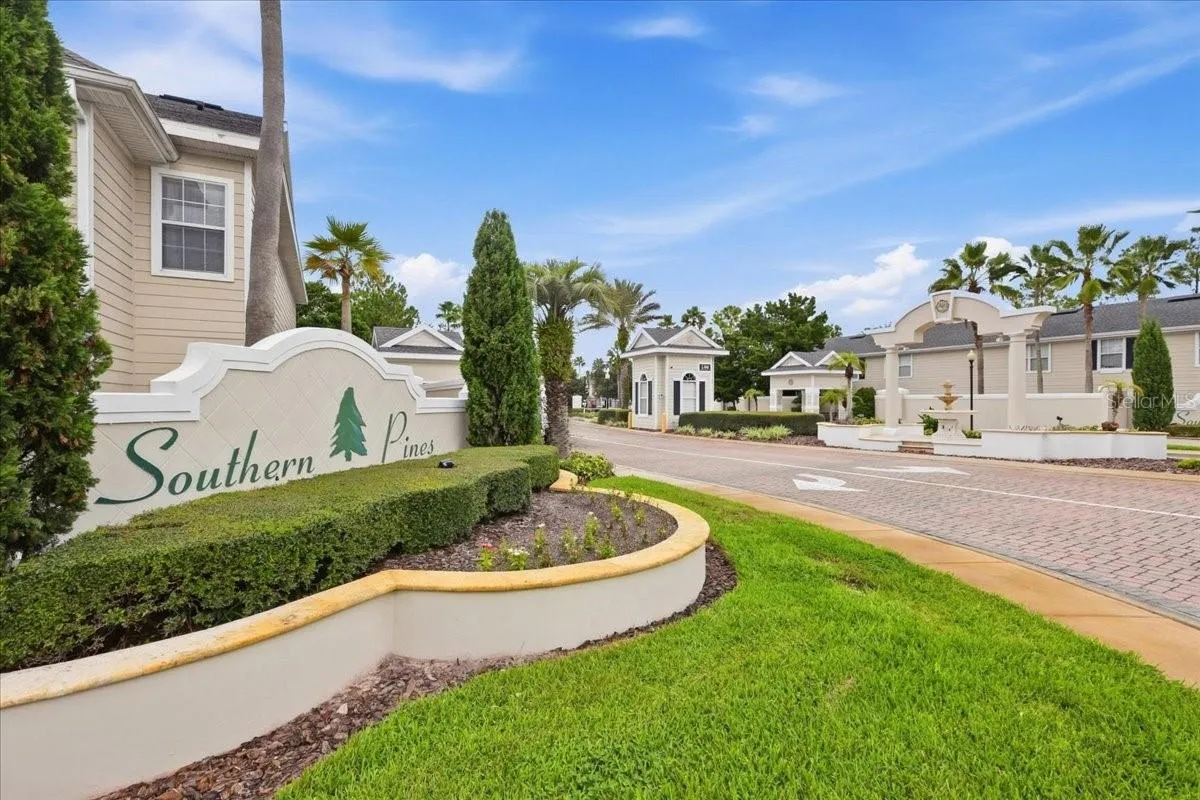 Gated Entrance to Sand Pines Community