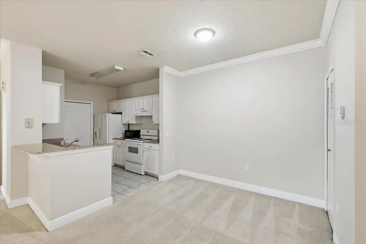 Dining area &amp; kitchen from Living Room