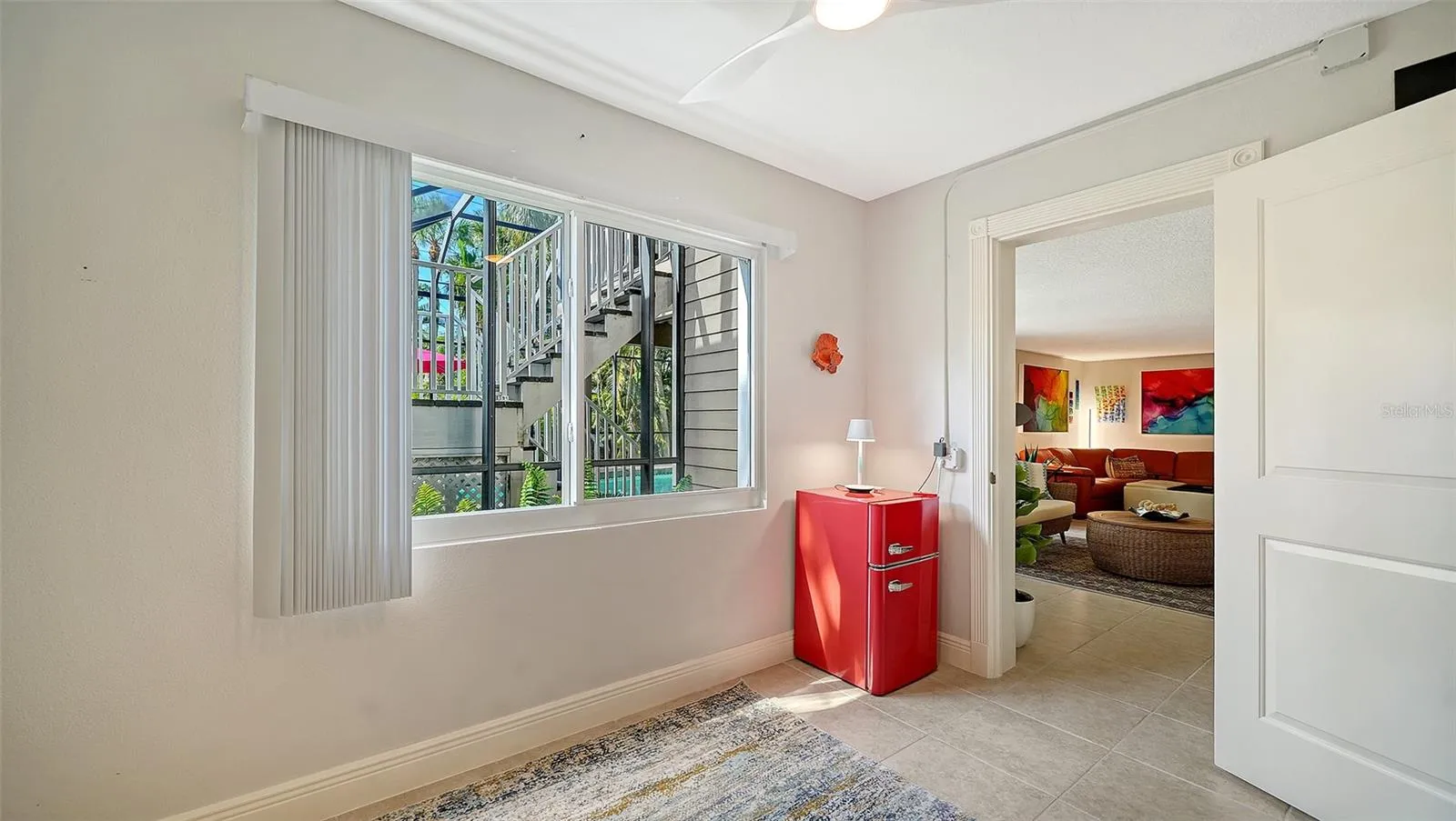 Oversized fourth bedroom offers excellent space for guests or additional living needs.