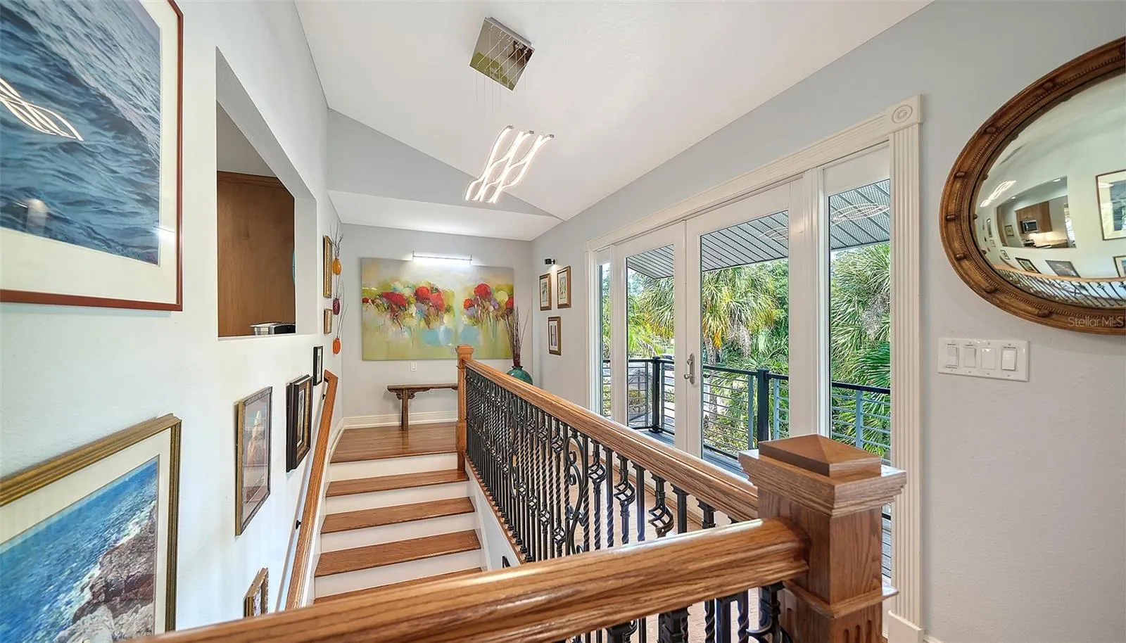 Bright entry foyer leading to the main living level.