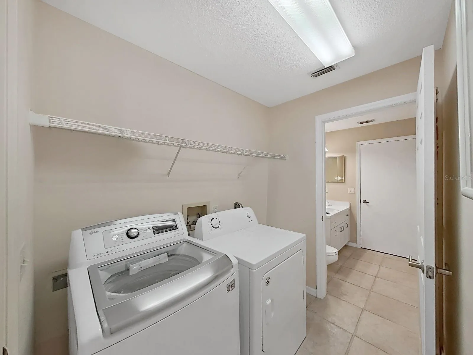 inside utility room