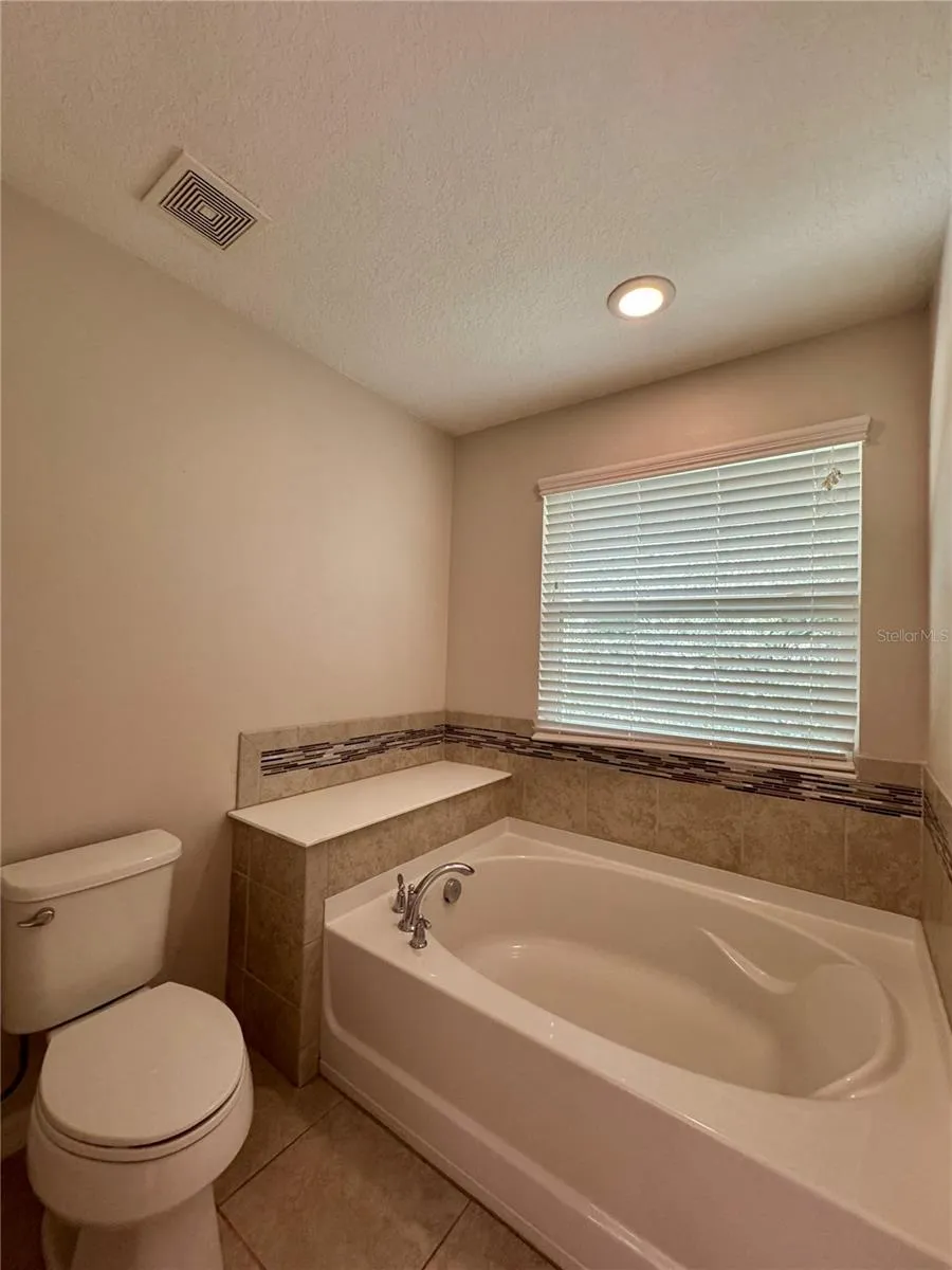 Primary Bathroom Garden Tub & Toilet