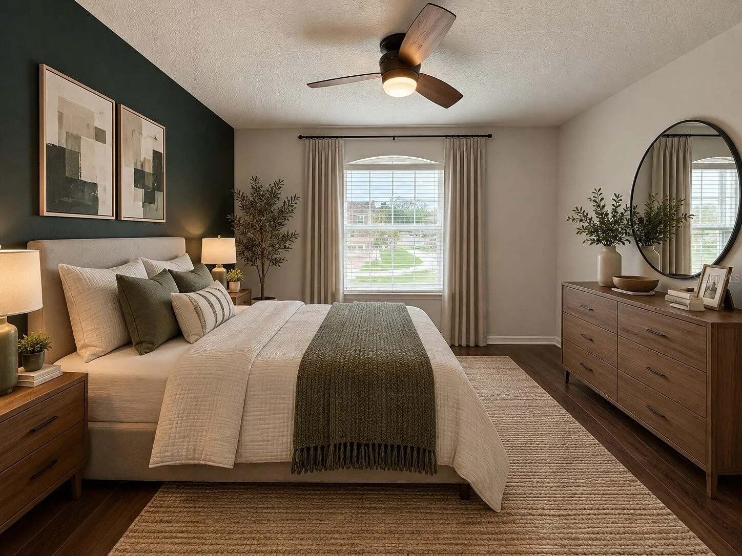Guest Bedroom (Virtually Stage)
