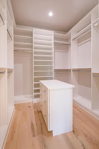 Primary closet
