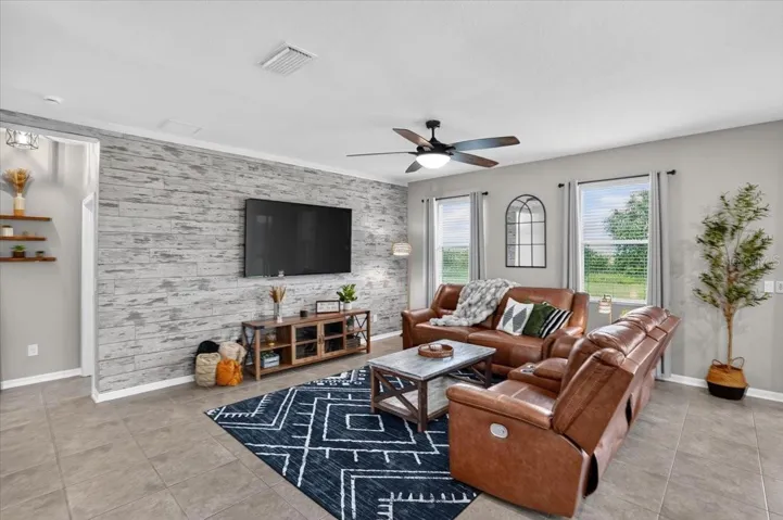 Wood Grain Accent Wall
