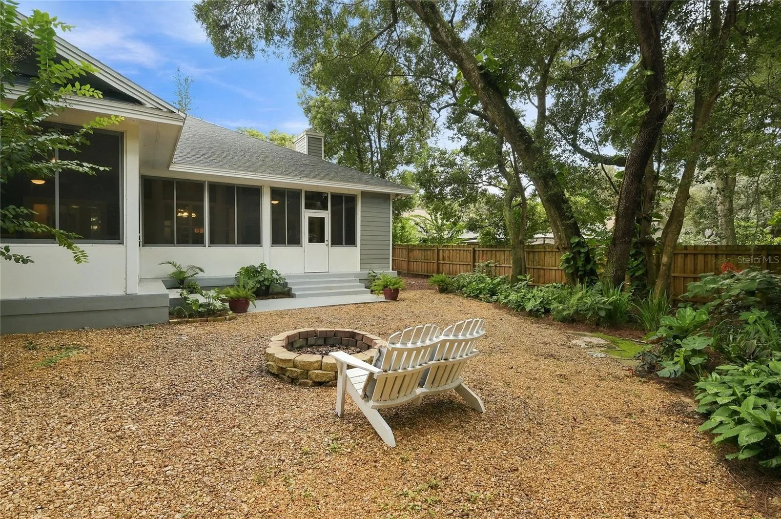 Back enclosed porch