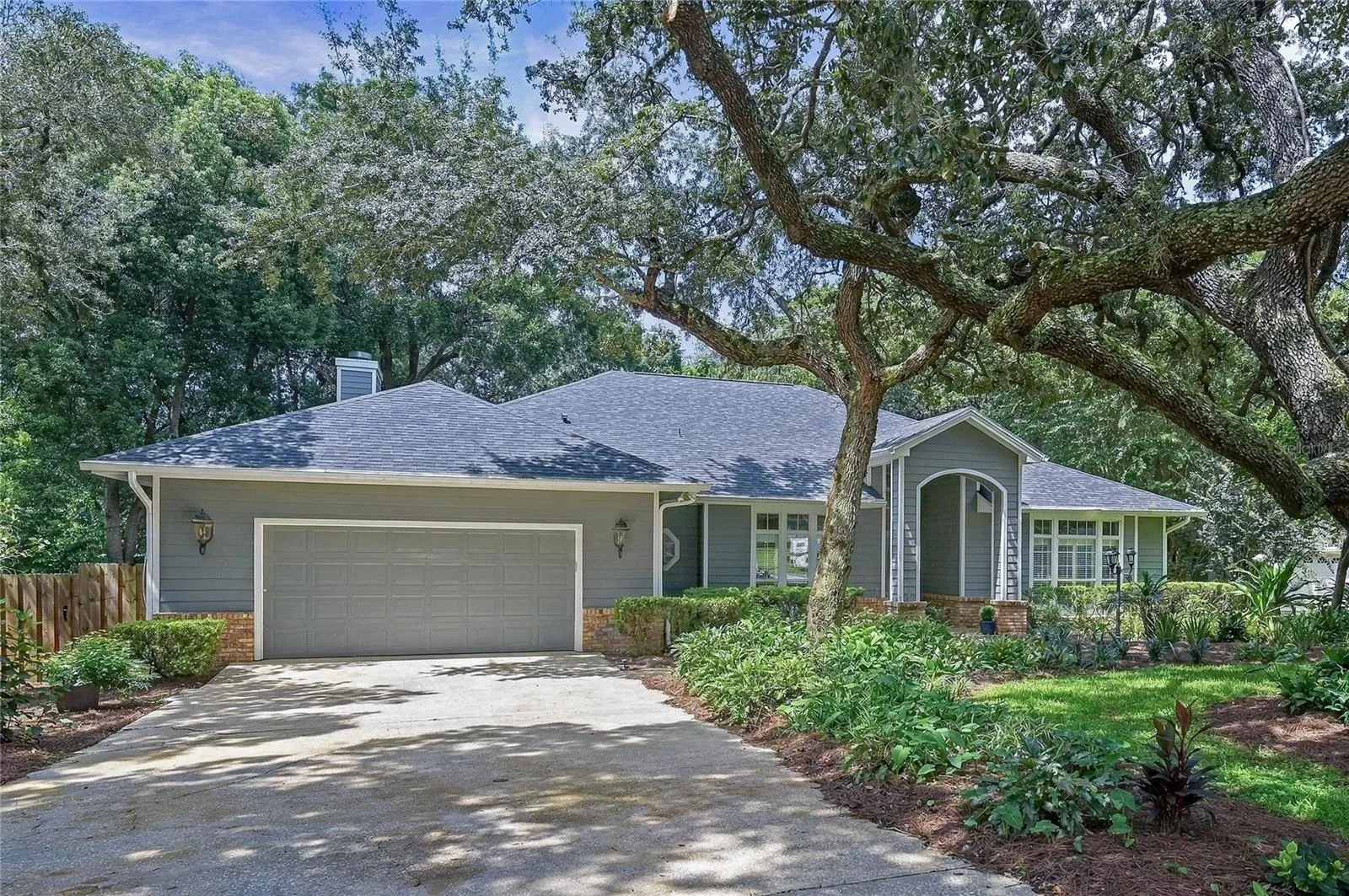 Oversized driveway provide exceptional parking capacity, easily accommodating multiple vehicles, guests, or recreational equipment.