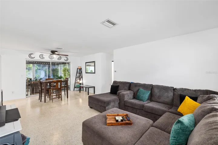 Living Room and Dining Room