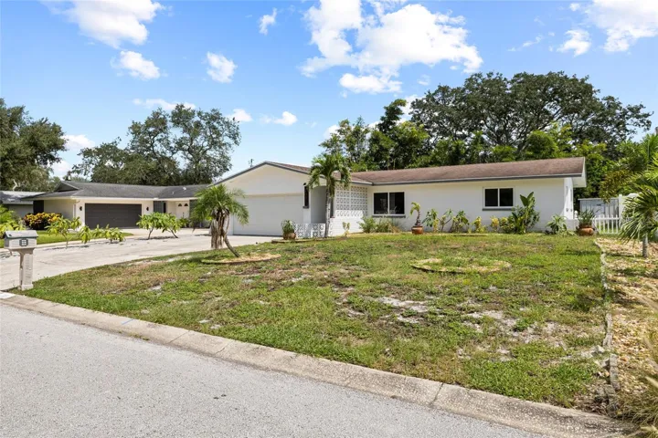 Large front yard