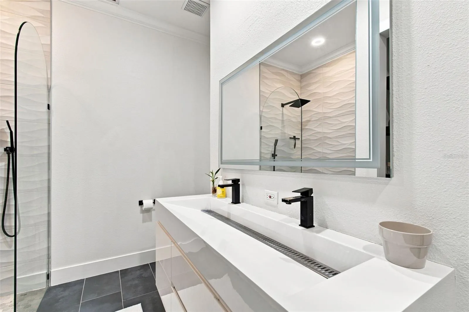 Hanging Double Vanity