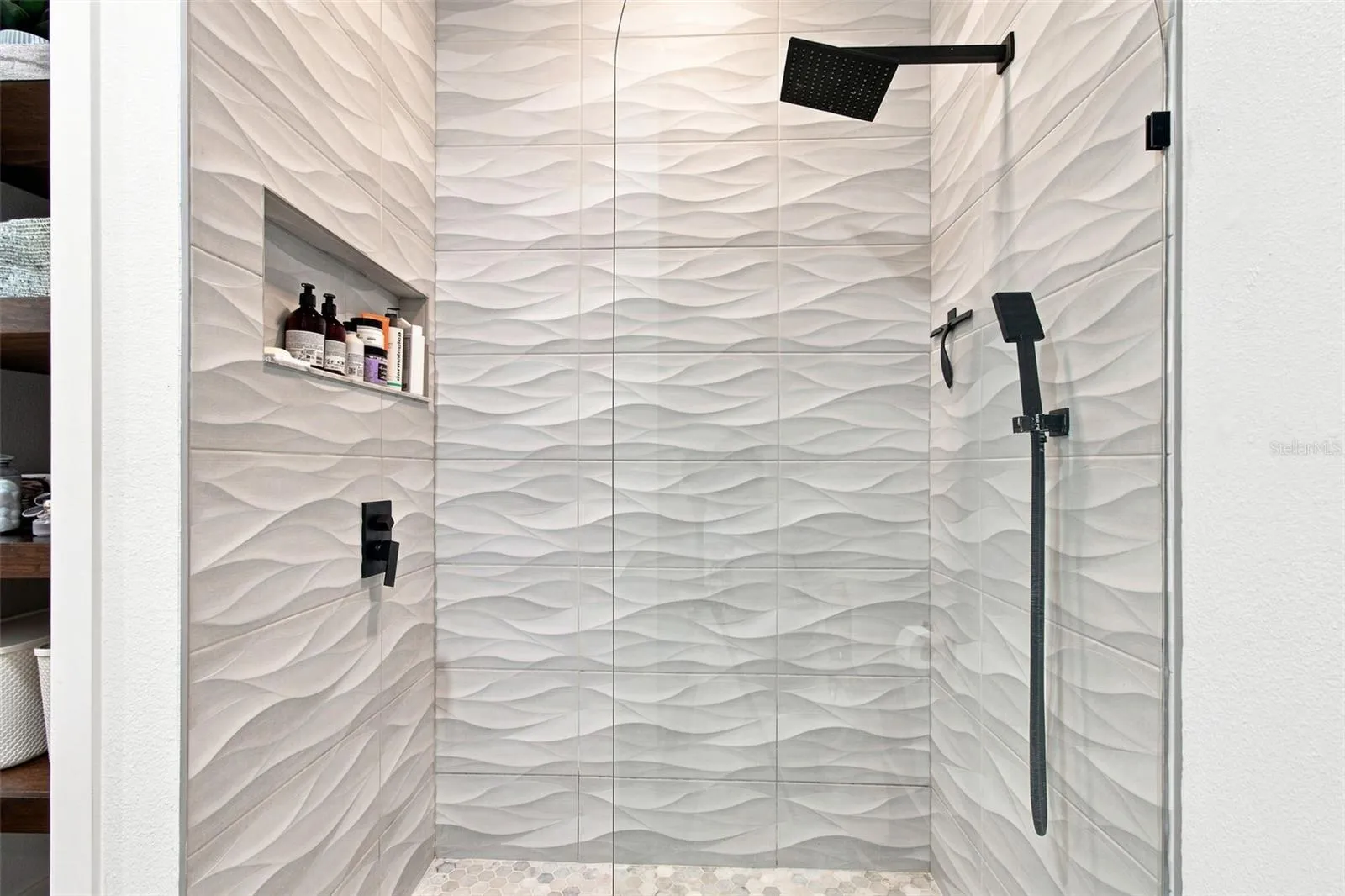 Stunning Walk-In Shower in Primary Bathroom