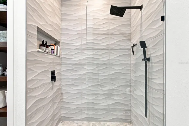 Stunning Walk-In Shower in Primary Bathroom