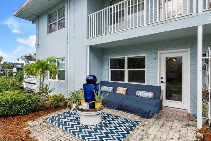 side entry door/patio