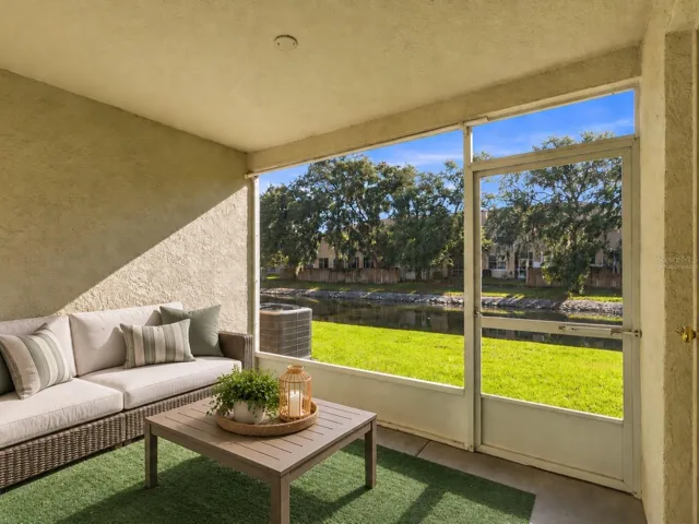 Virtually Staged: Cover/Screen Rear Patio