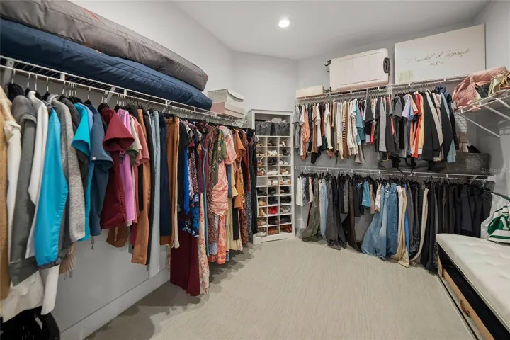 Larger of the 2 walk in Owner's closets