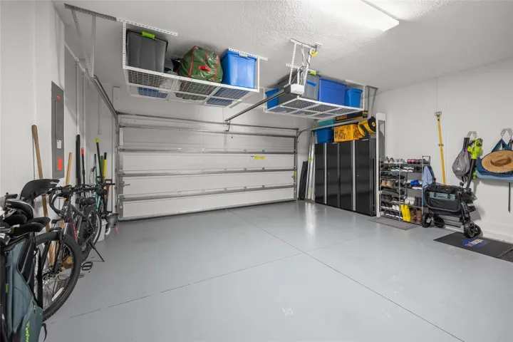 Overhead racks for extra storage