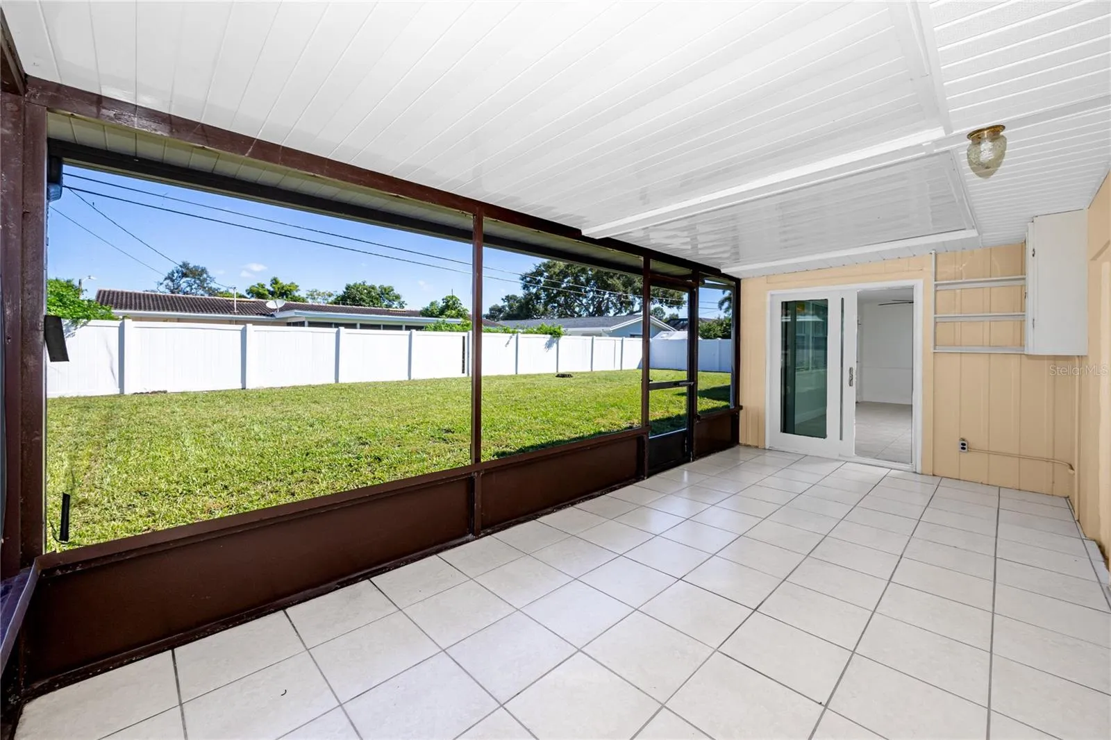 Enclosed porch