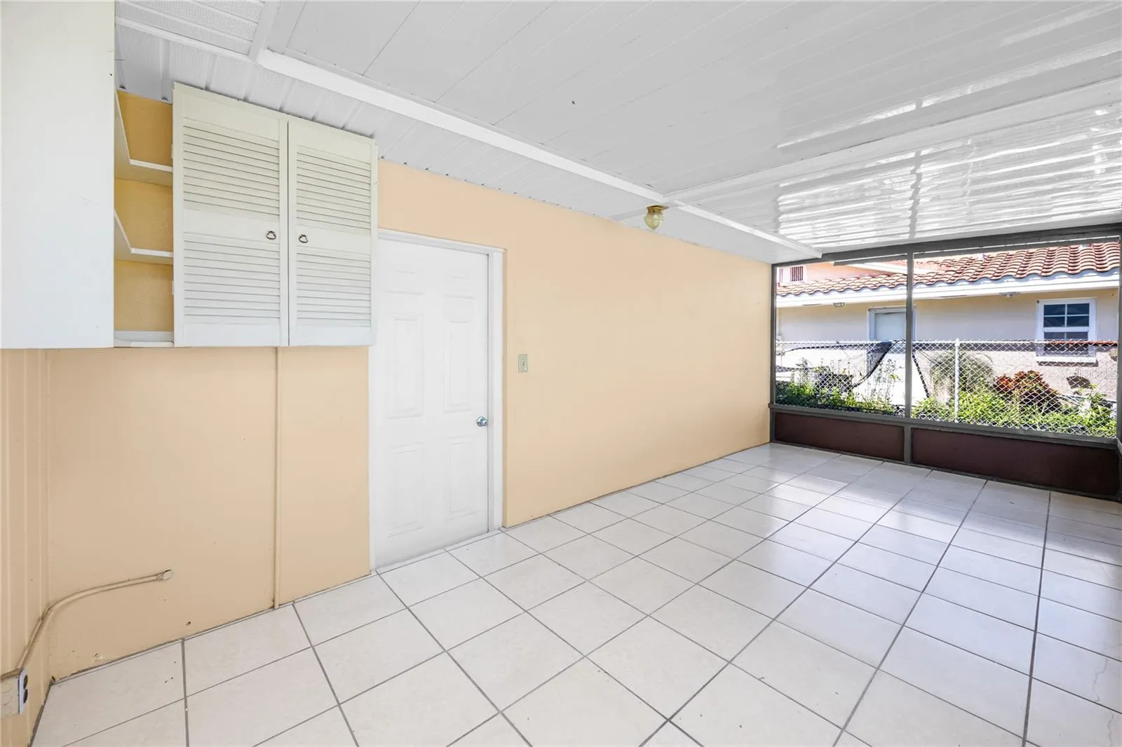Enclosed porch