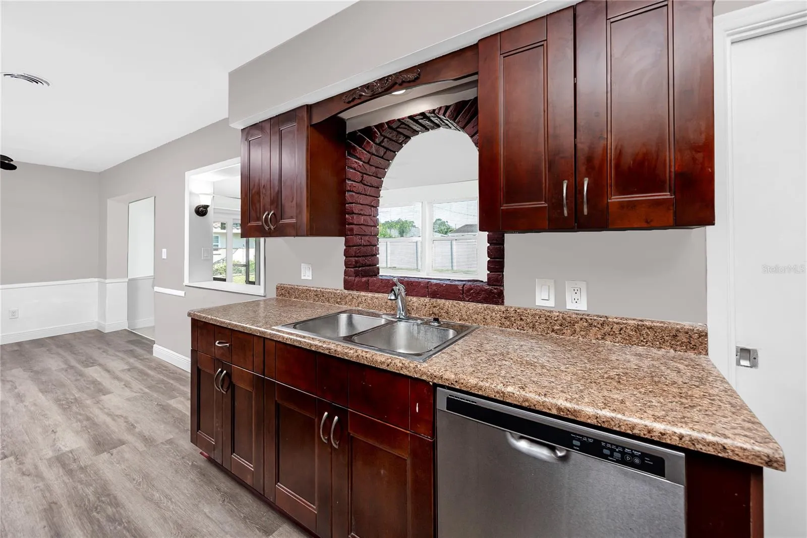 View of the kitchen