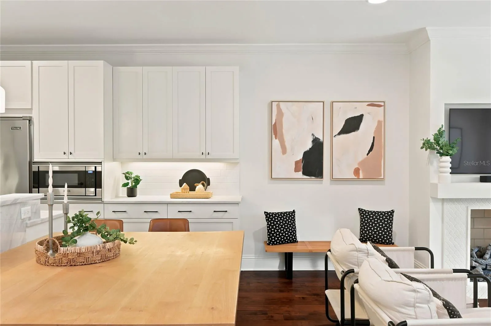 Kitchen and Family space just blend together creating a wonderful place to gather