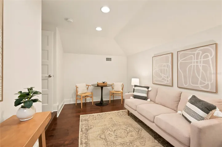 Upstairs bonus/media room