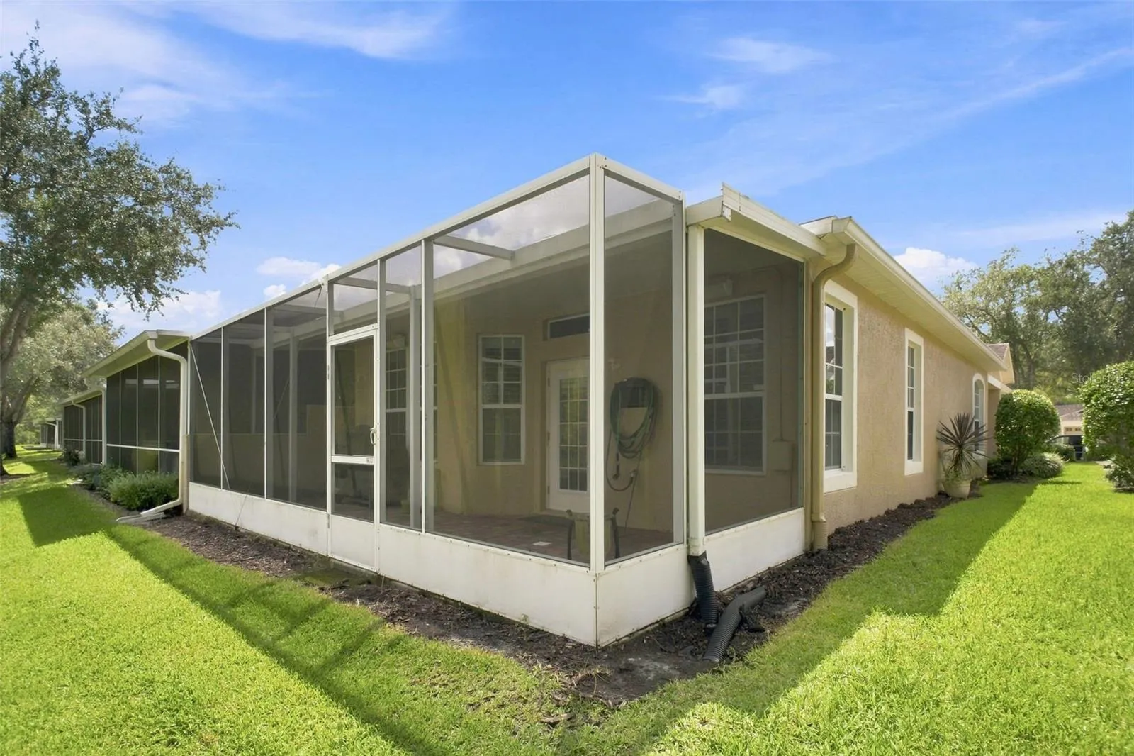 Rear of home