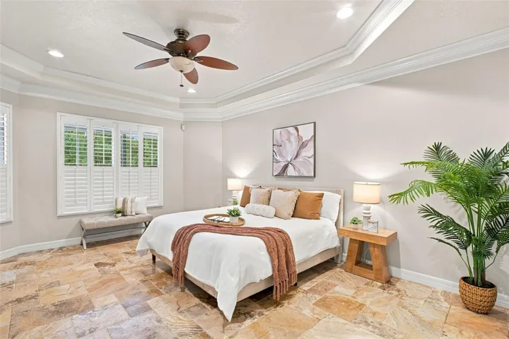 Primary Bedroom, Tray Ceilings, Crown Molding