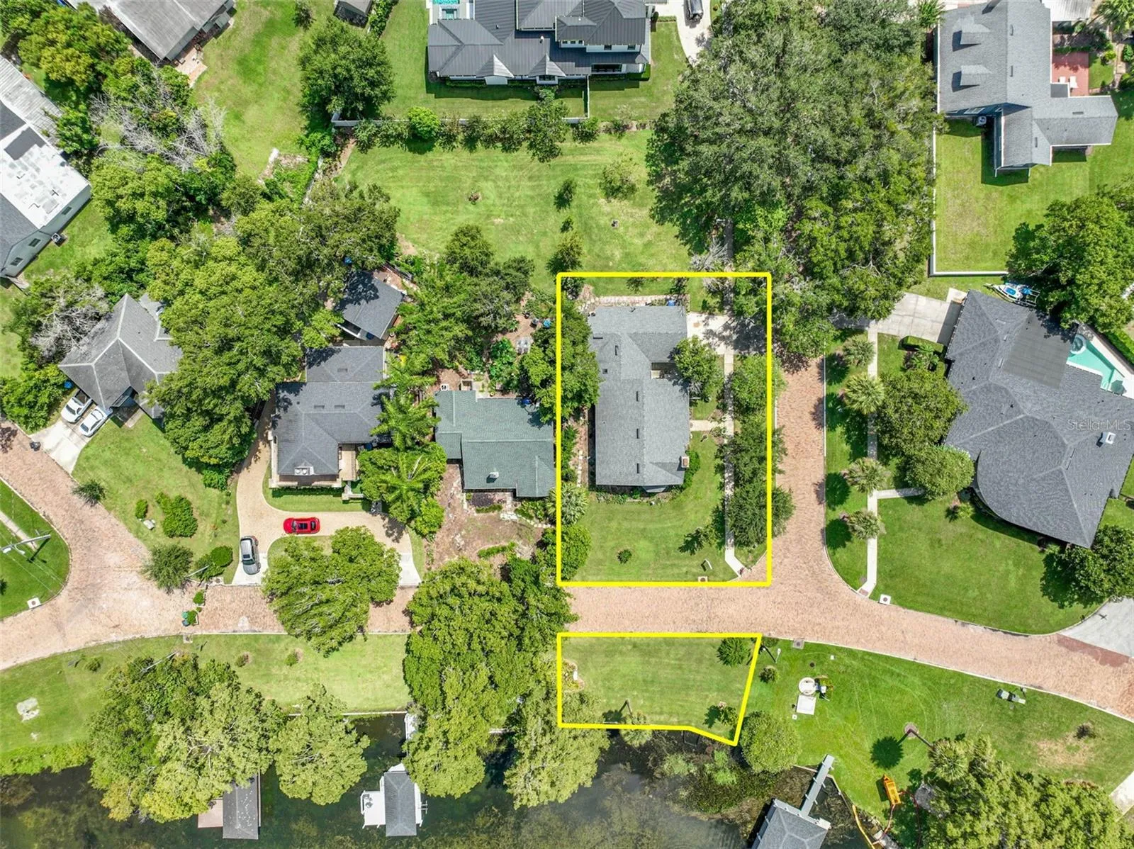 Subject Property115x65 + 65ft lakefront lot