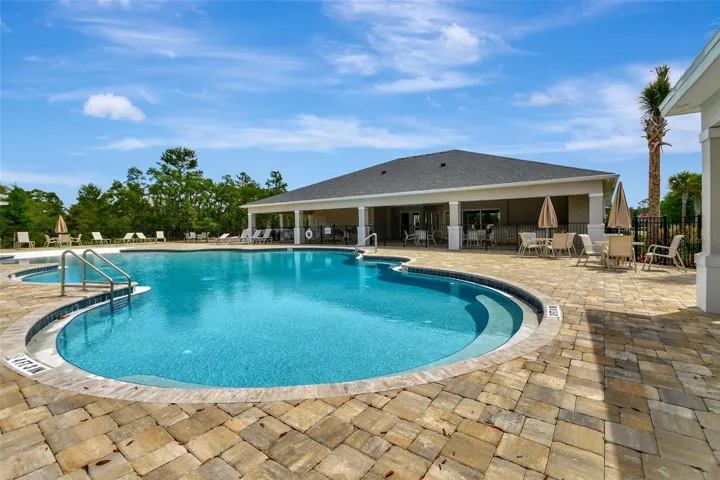 Pool and covered patio