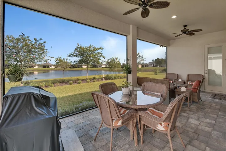 Dining and sitting areas on Lanai
