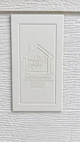 Thermal Crafted Home by Owen Corning. THis mean the home should have fibergalss insulation in ceiling walls and possibly the floors for extra energy efficiency. Buyer or Buyers agent to verify information-Please