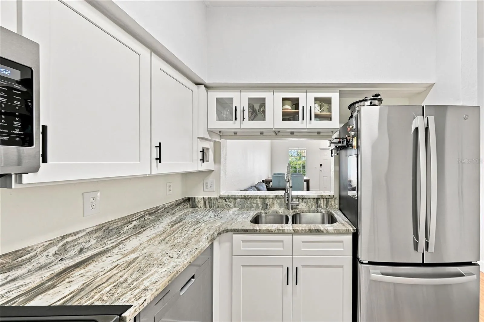 Updated kitchen with passthrough to great room/dining area