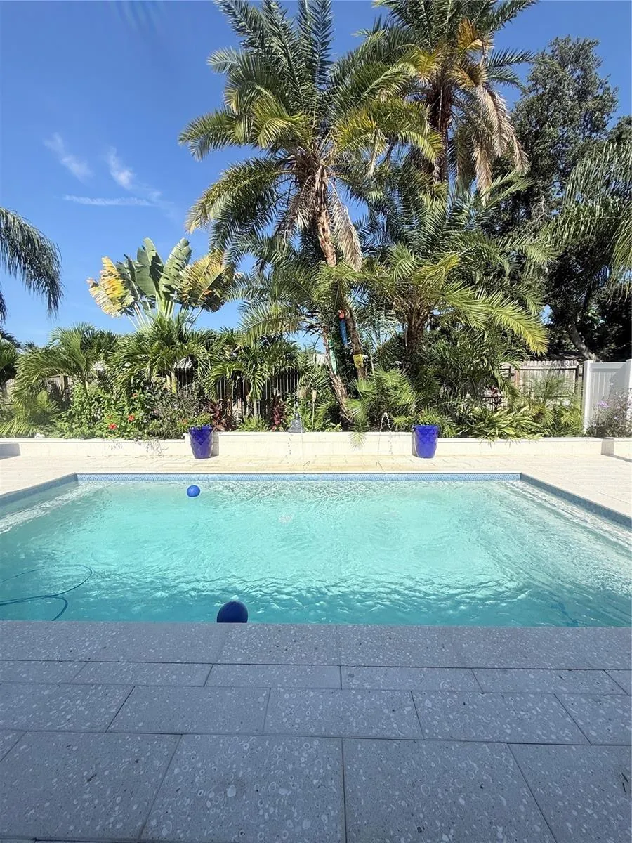 Outdoor sal water pool