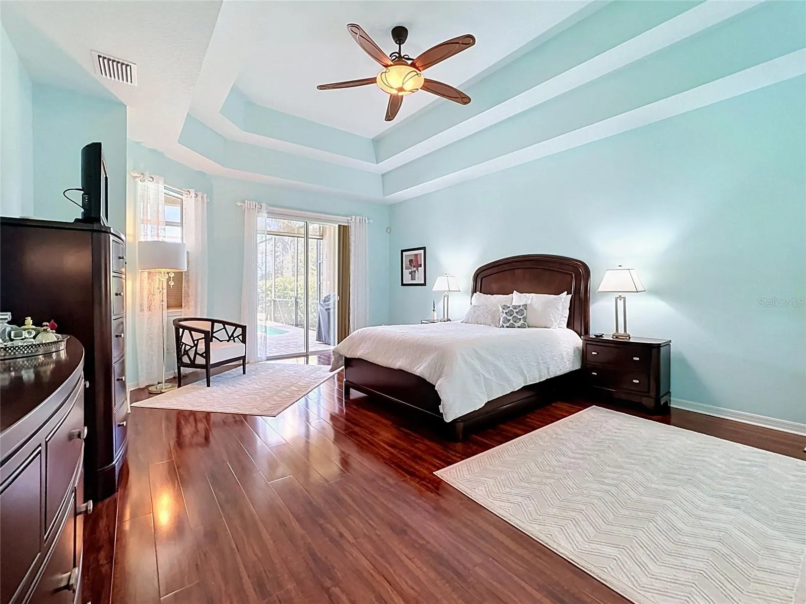 Primary Bedroom w/ Double Trey Ceiling