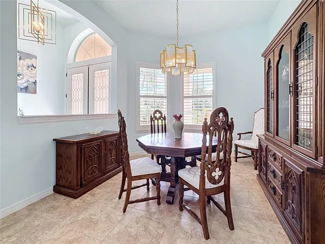 Dining Rm w/ Tile Flooring