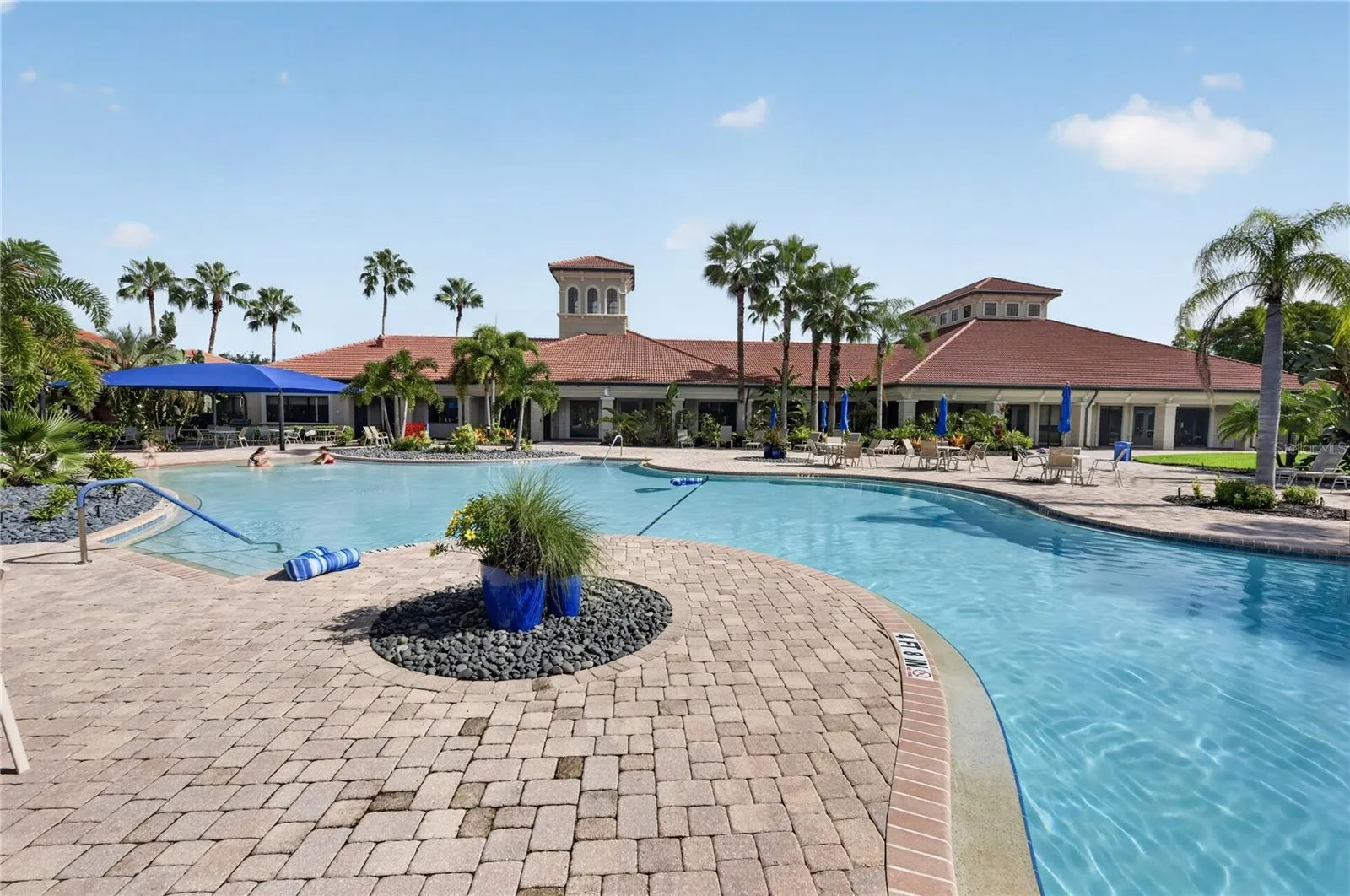 Resort style pool