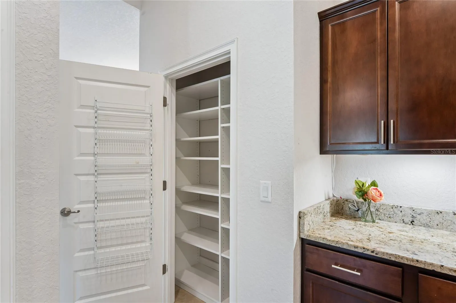 Custom pantry shelving