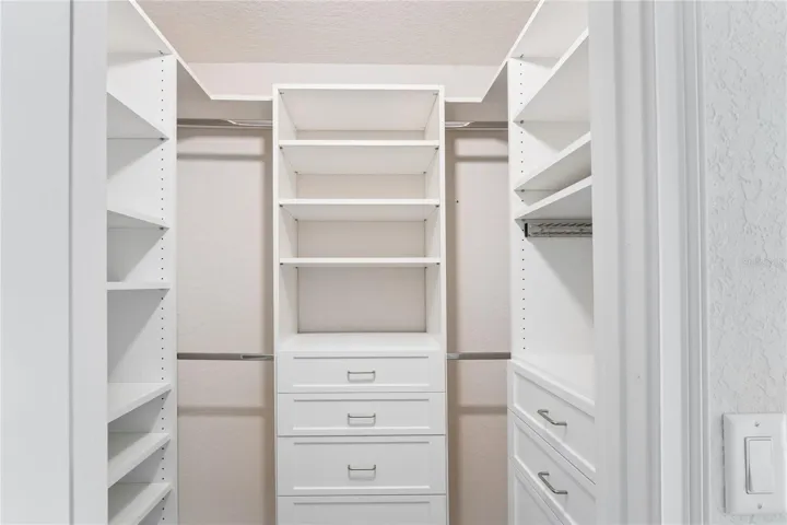 Primary walk-in closet