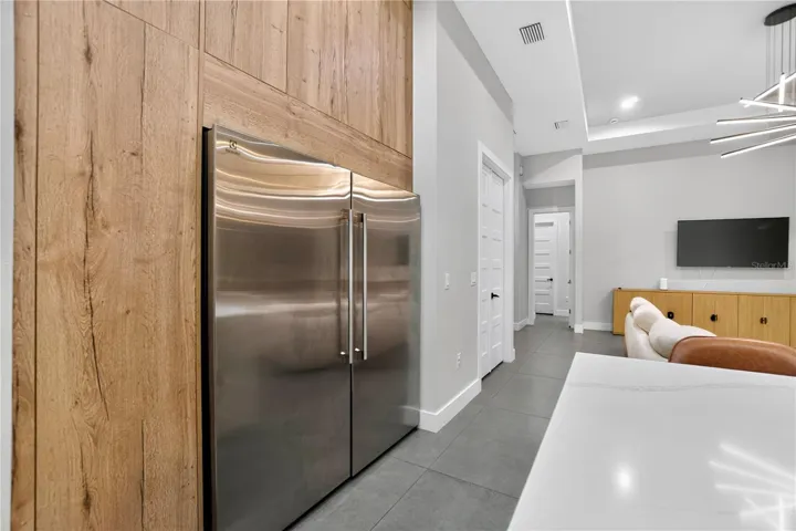 Refrigirator &amp; cabinets